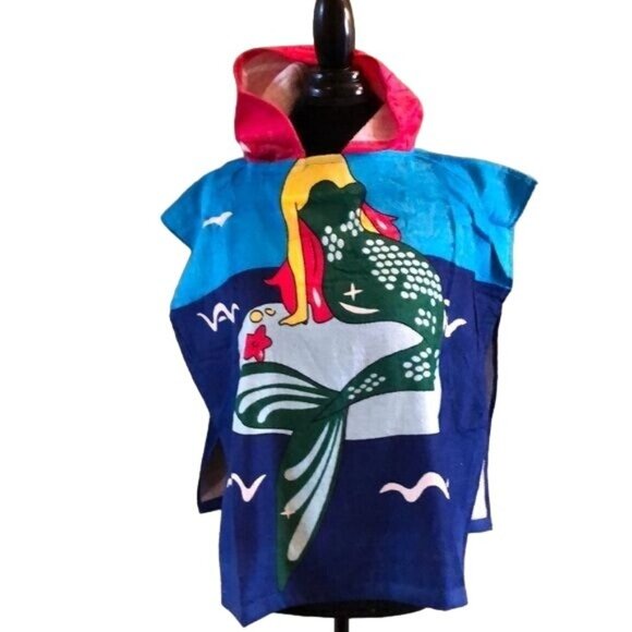 Strand Hooded "Mermaid " Beach Towel Size 24” x 48” - Picture 1 of 2